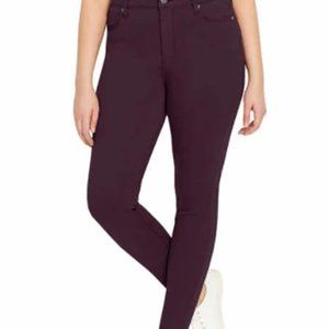 Buffalo David Bitton | High-Rise Soft Stretch Skinny (Dark Raisin / Size 27")